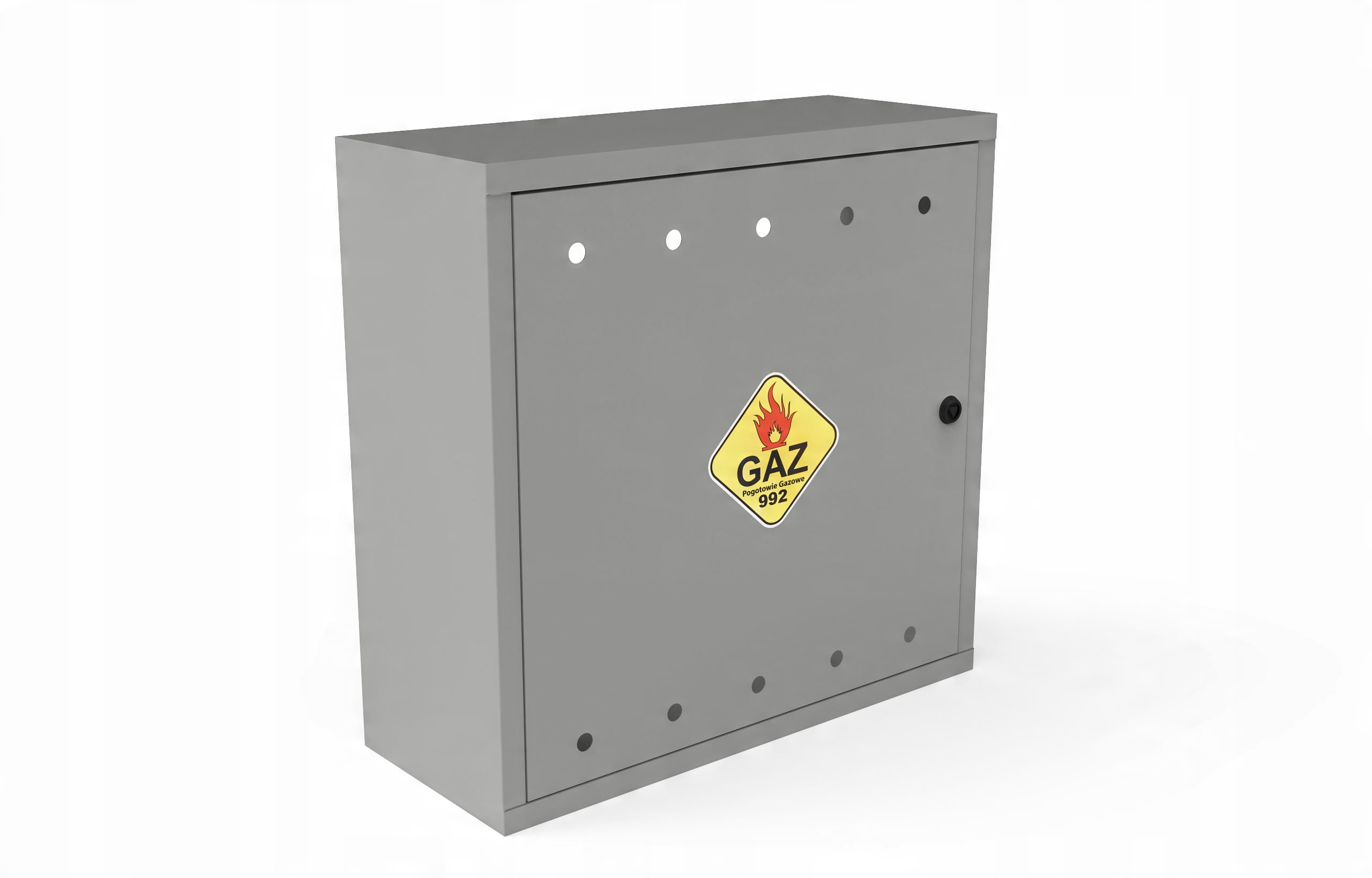 

Skrzynka Szafka Gaz 600x600x250 Szara