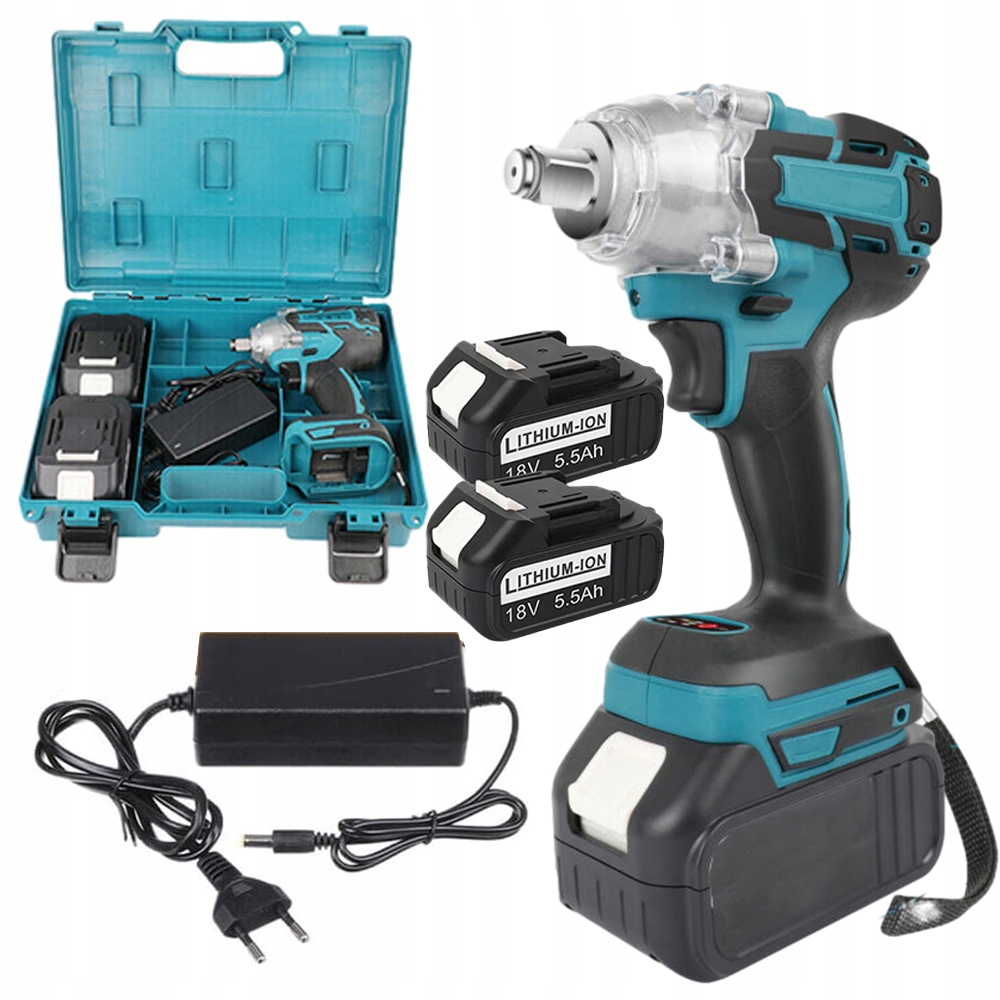 Akumulátorový Kľúč Na Kolesá 18V 650Nm 2*Aku