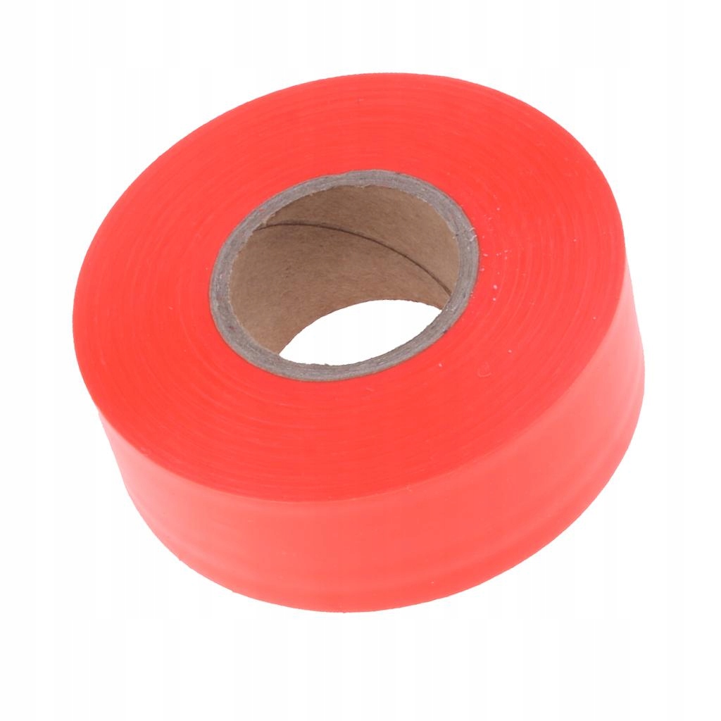 Fluorescencyjna taśma sygnalizacyjna bez wstążki, pomarańczowa Marka bez marki