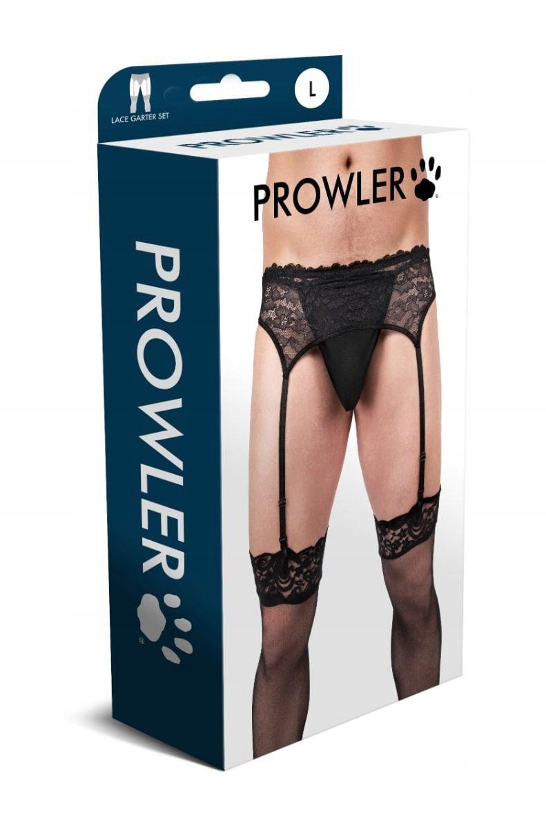 Garter set Prowler Lace velká velikost