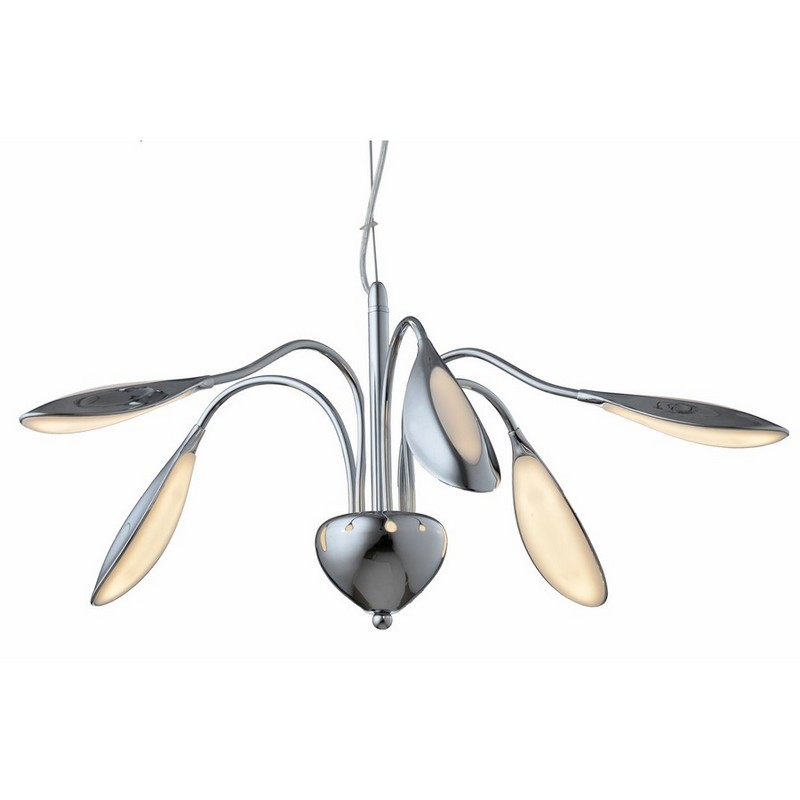 Strieborná závesná Led lampa