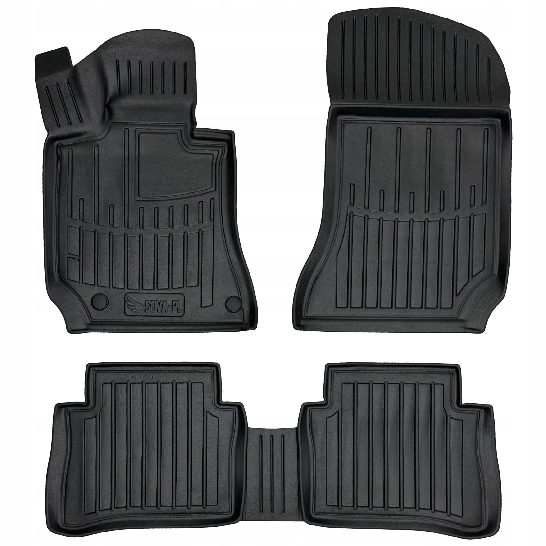 Dywaniki gumowe 3D do Mercedes Klasa E IV W212 (2009-2016) kombi, sedan