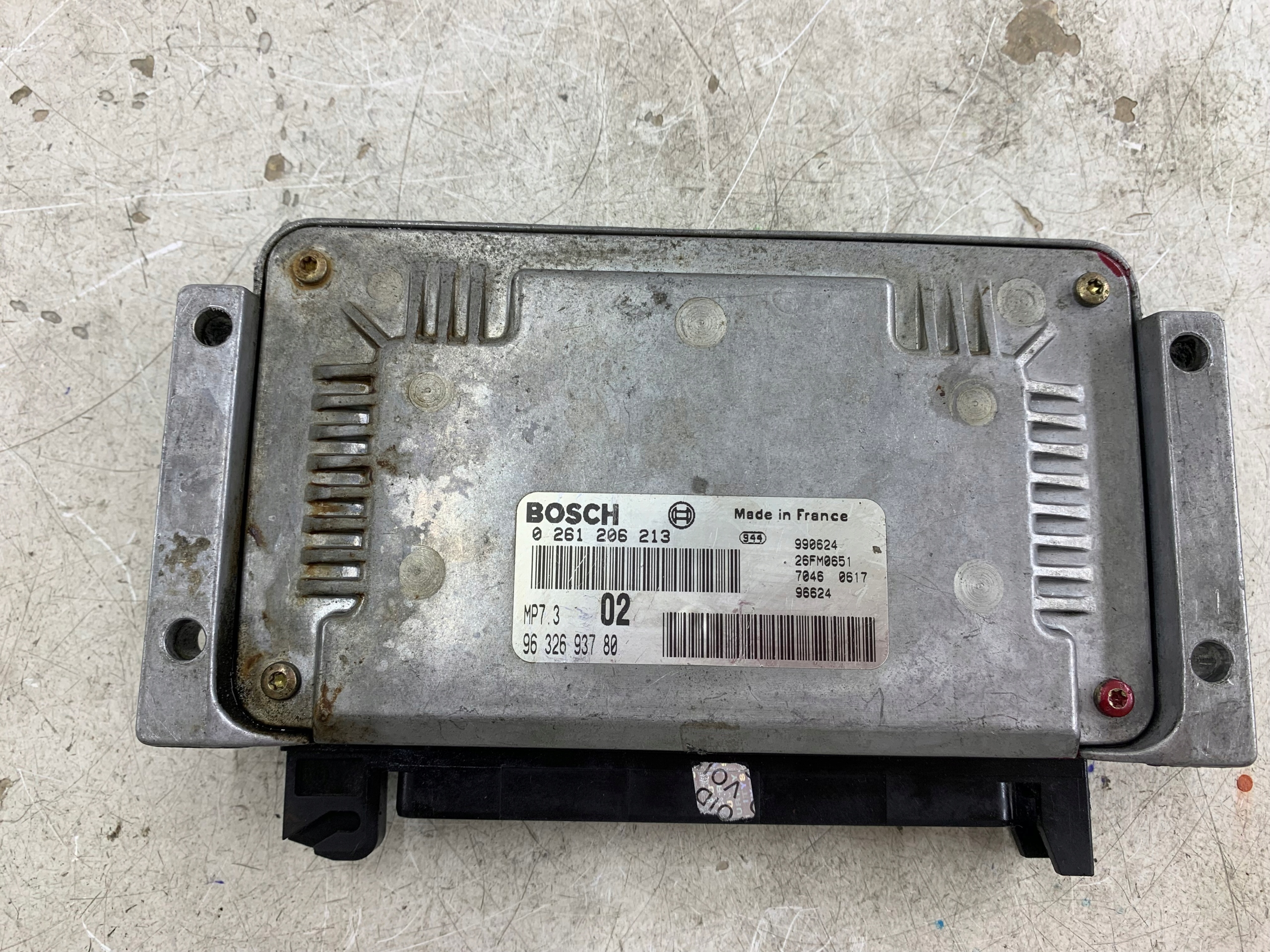 PEUGEOT 206 1.4 control unit of the engine 9632693780