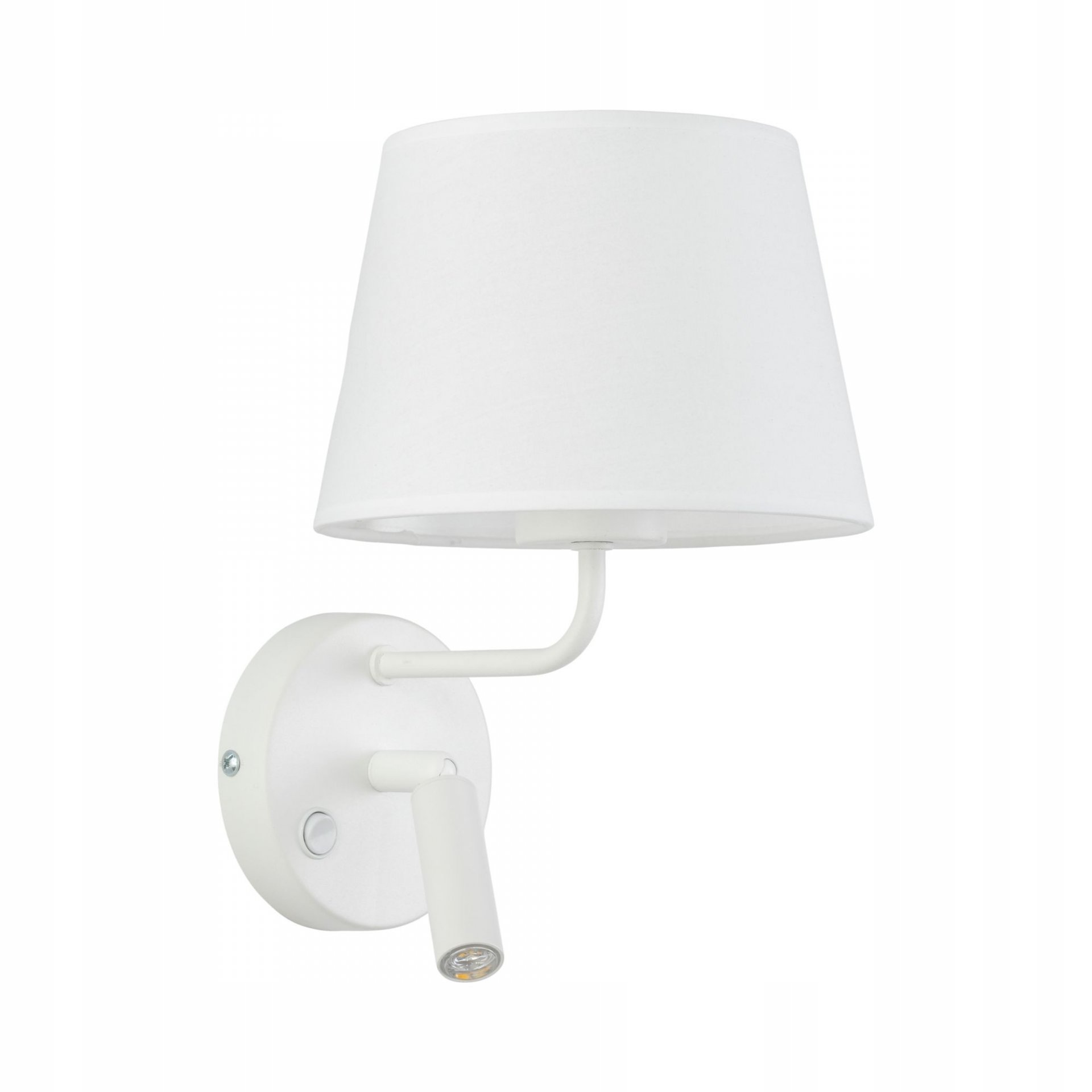 Nástenné svietidlo s reflektorom a vypínačom Maja White 11393 Tk Lighting