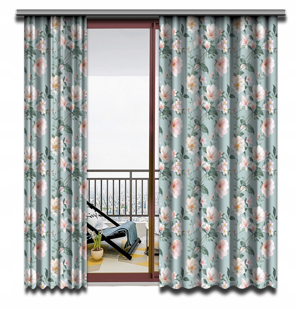 

Zasłony Na Żabki 140x250 Wzór 2 Szt Dzika Róża