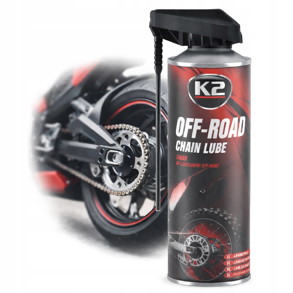 Smar Do Łańcuchów I Zębatek smarująco-penetrujący K2 Off-road 500ml