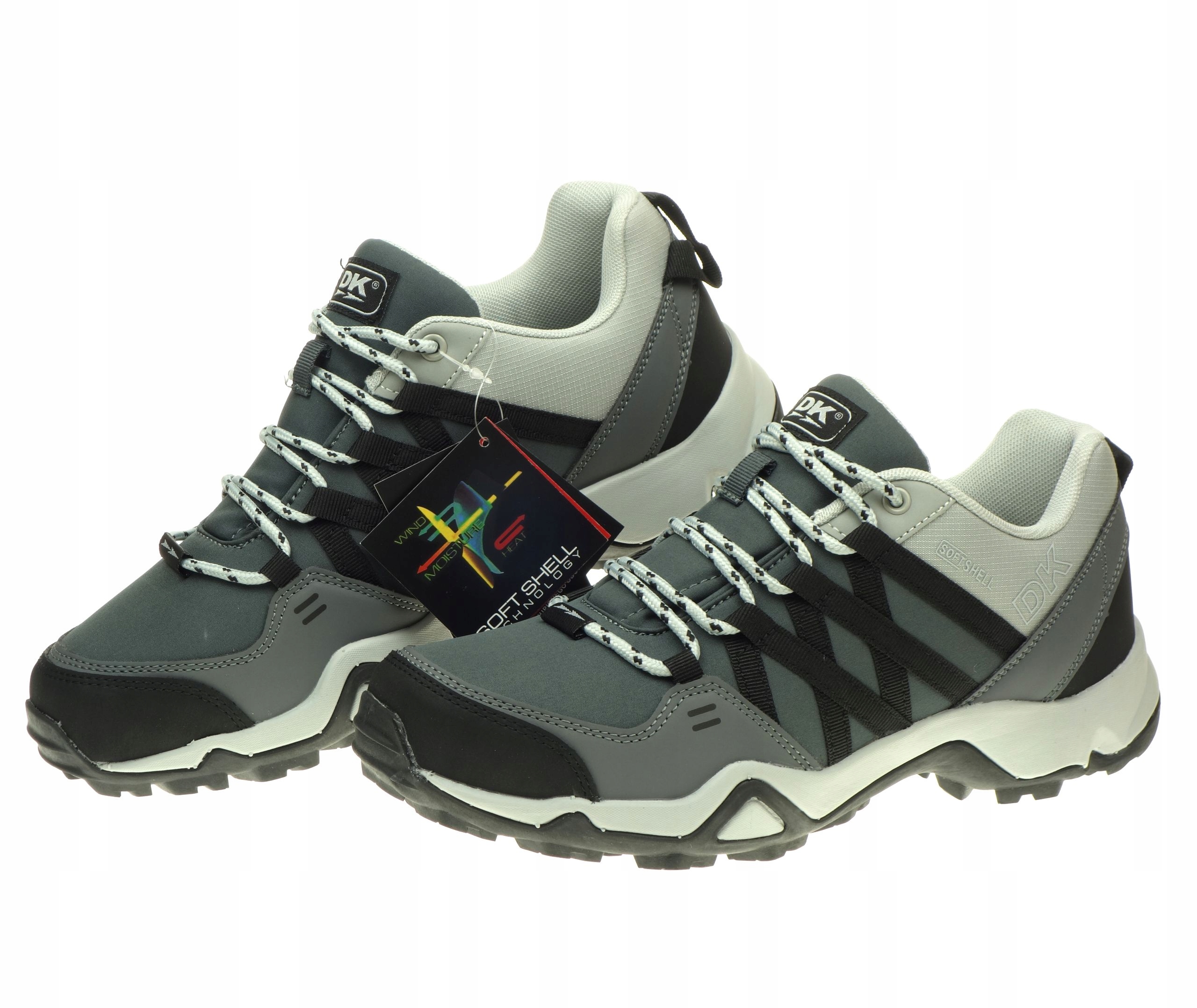 Trekkingové boty Dk Swat SoftShell Outdoor Turistické šedé 37