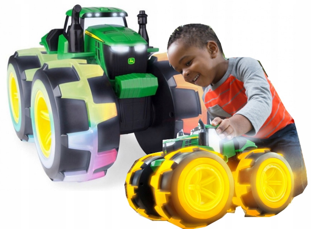 

Tomy John Deere Monster Traktor świecące opony 644