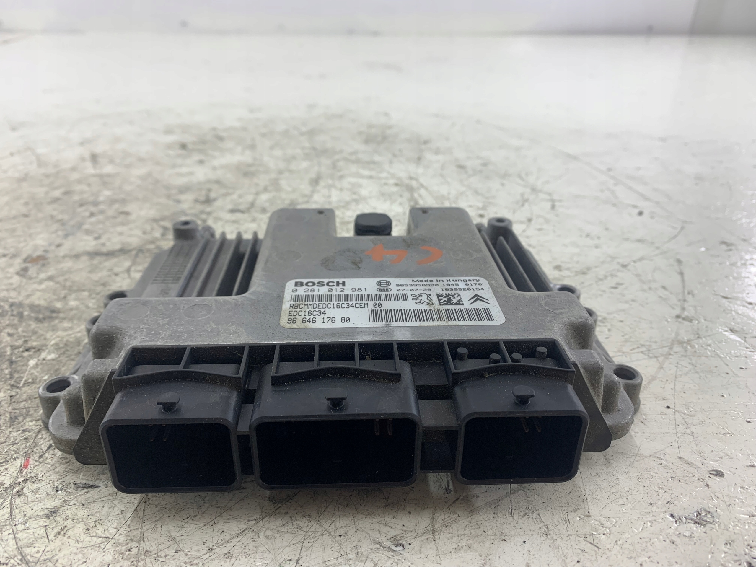 CITROEN C4 e 1.6 HDI centralina motore 9664617680