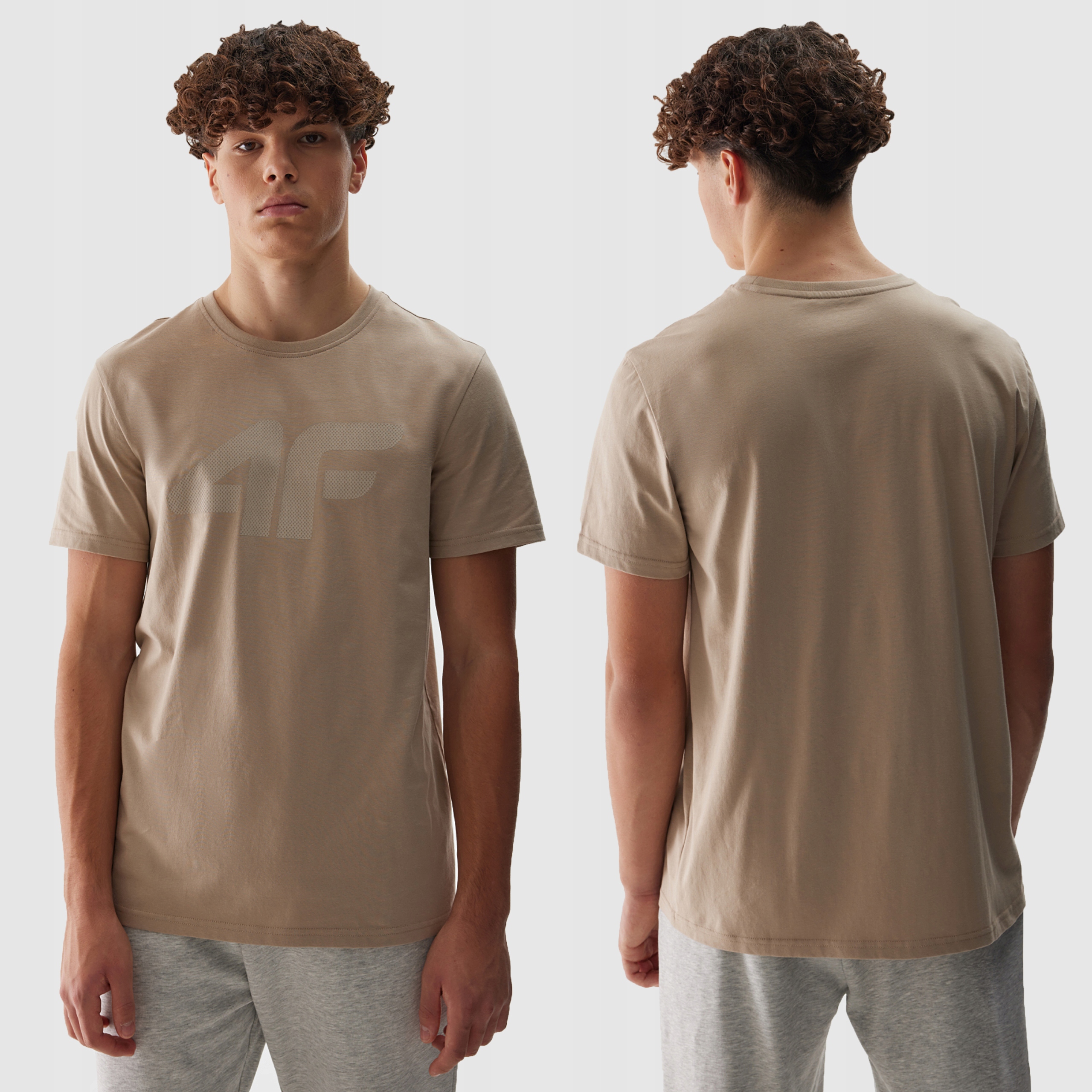 T-SHIRT 4F KOSZULKA MĘSKA BAWEŁNIANA SPORTOWA SS24