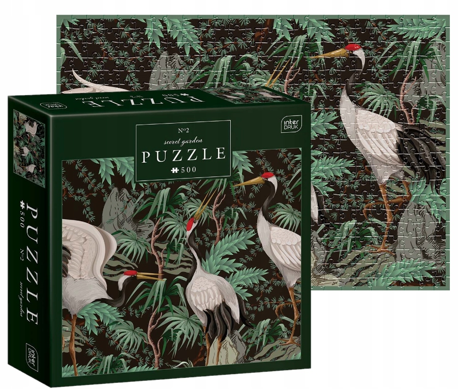 

Puzzle 500 el. 47x33 Secret Garden ogród Interdruk