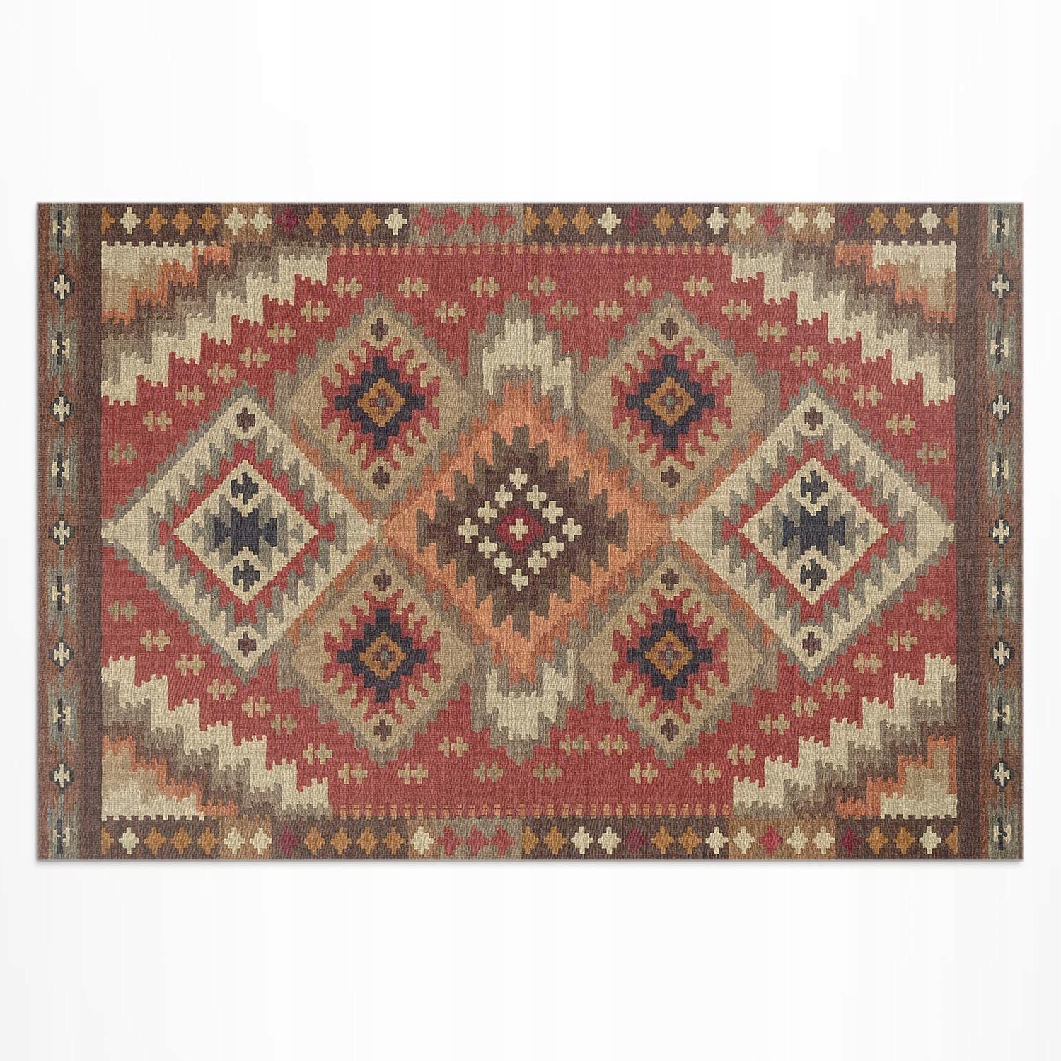 Vinylový venkovní chodník Geometrická přesnost aztéckého umění 60x90 cm