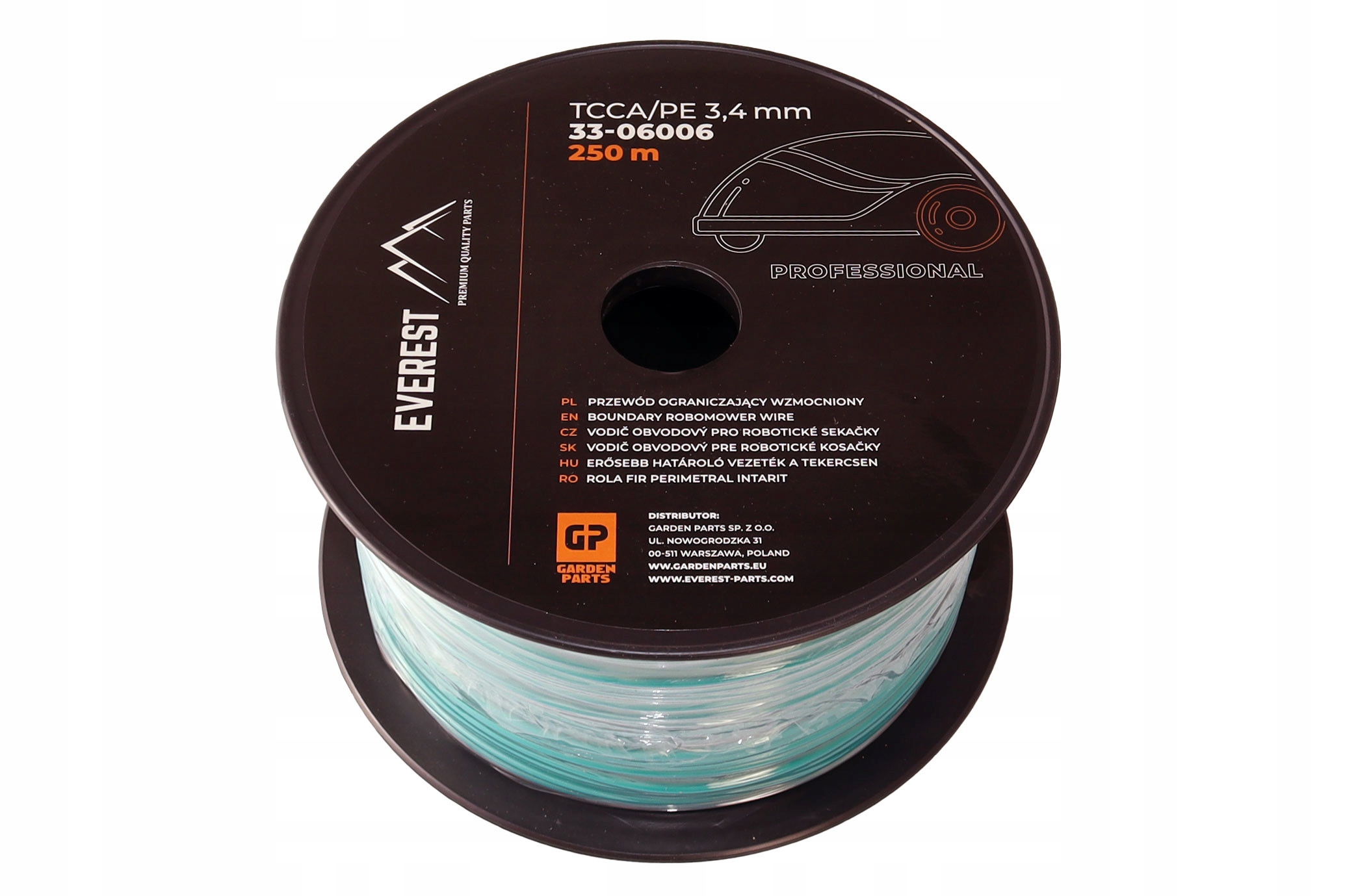 Omezovací Kabel Robotické Sekačky 250 m 3,4