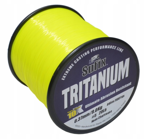 Żyłka Sufix Tritanium Neon Chartrouse Ø 0,330 mm