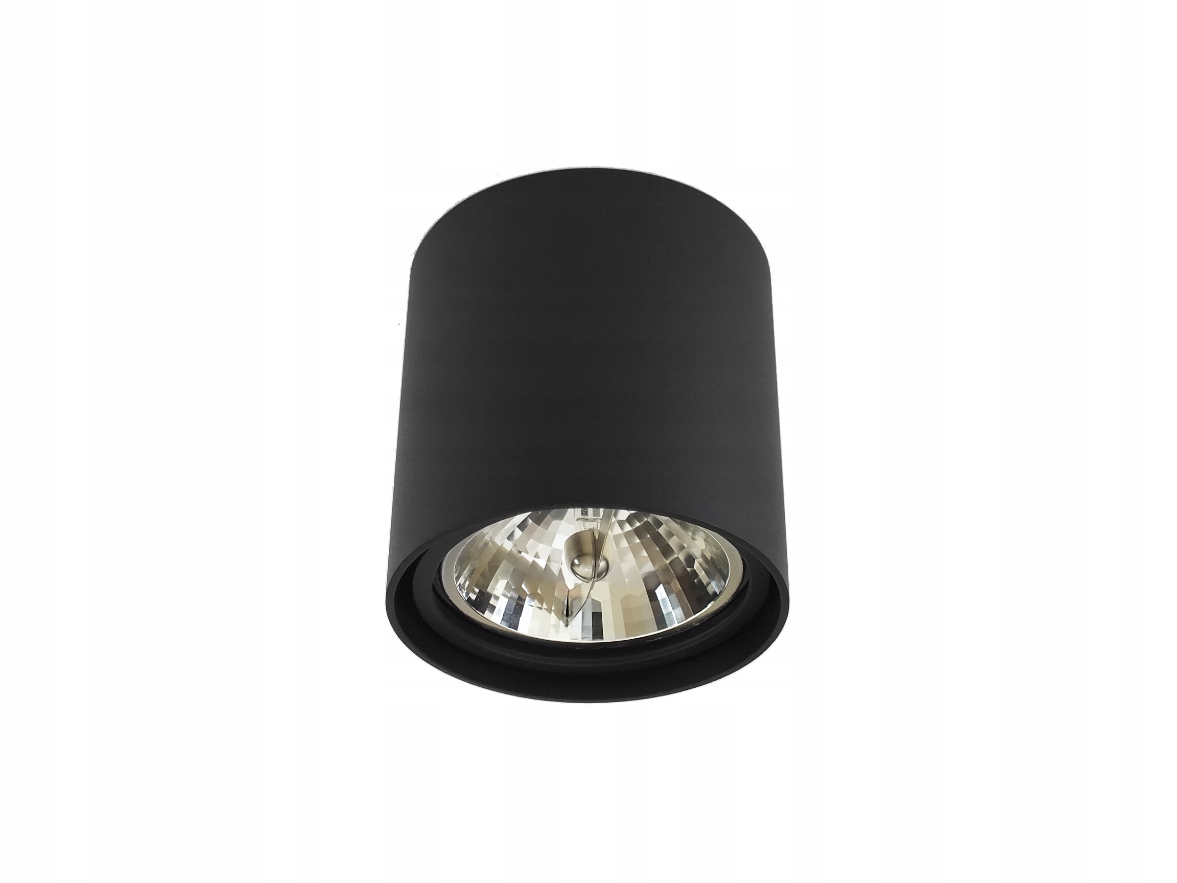 Oprawa Natynkowa Tuba AR111 ES111 GU10 Czarna Mat