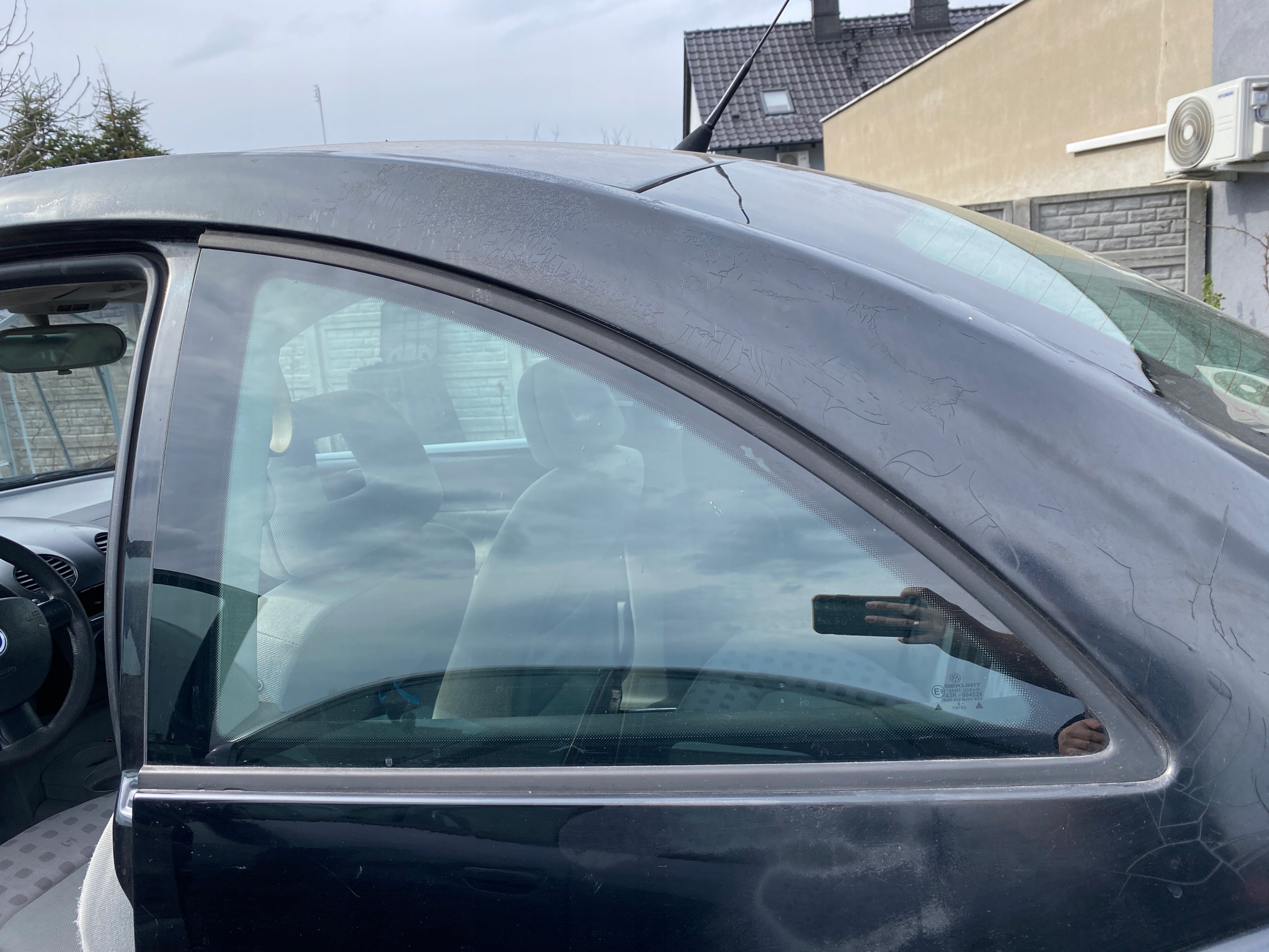 VW NEW BEETLE 98 -10 window bodywork side left without USZCZELKI