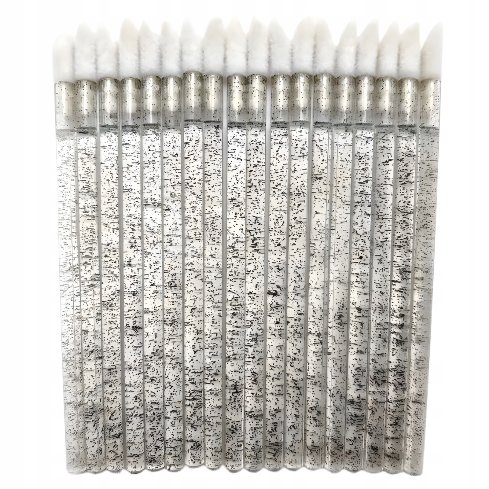 APLIKATORY WELUROWE DO RZĘS BEZWŁÓKIENKOWE DO UST POMADEK BROKATOWE 50 szt