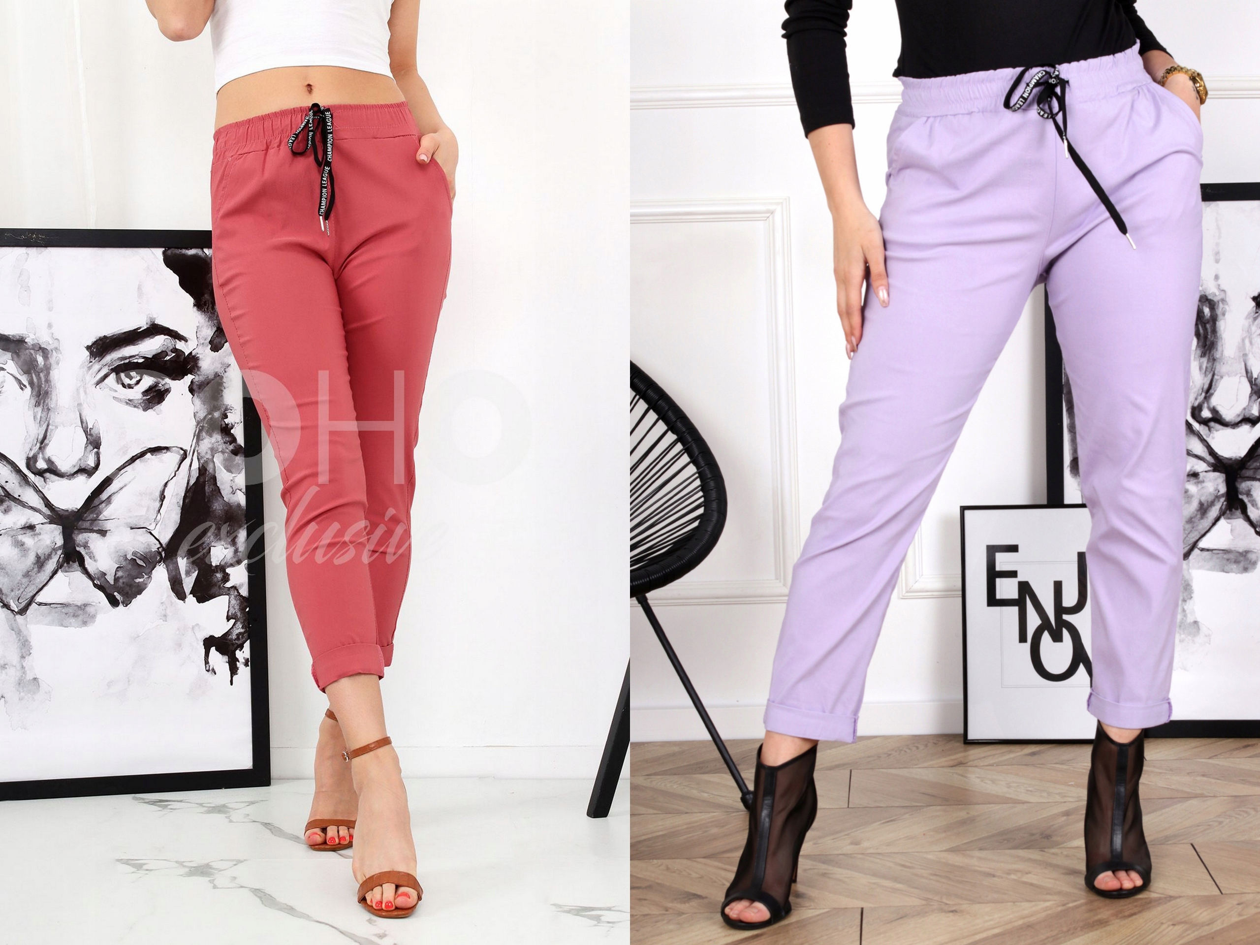 SPODNIE DAMSKIE RURKI CYGARETKI KLASYCZNE MODNE WYGODNE ELASTYCZNE KOL 36 S Płeć kobieta