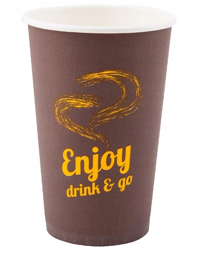 

Kubki papierowe kawę herbatę gorące 400ml 50 szt