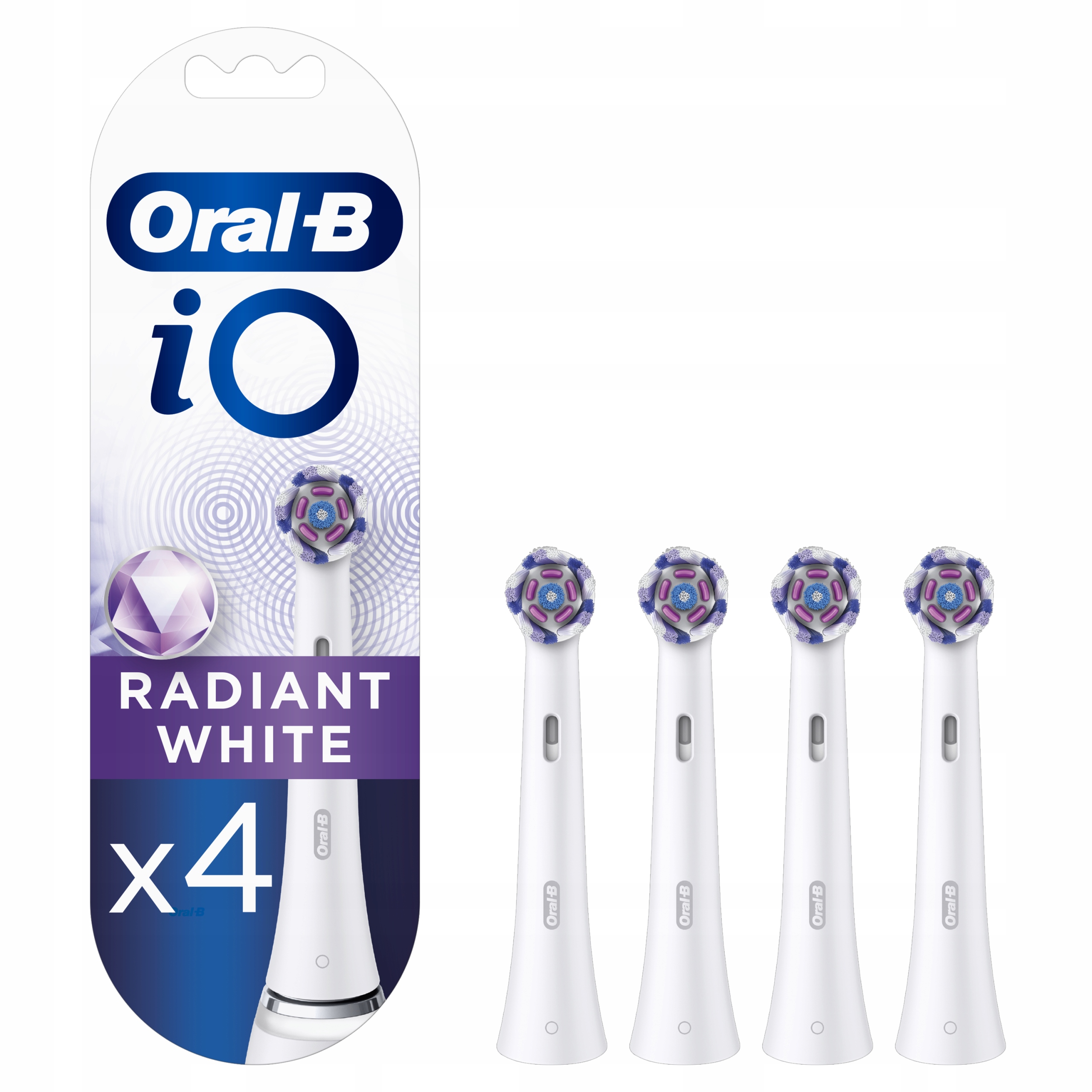 

Końcówki iO Oral-B 4szt Radiant Białe Oryginalne