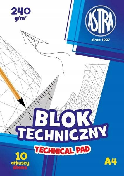 

Blok Techniczny A4 Astra 240G