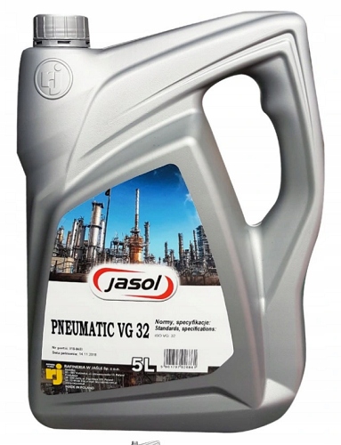 Olej do smarowania urządzeń pneumatycznych Jasol Pneumatic VG 32 5 l