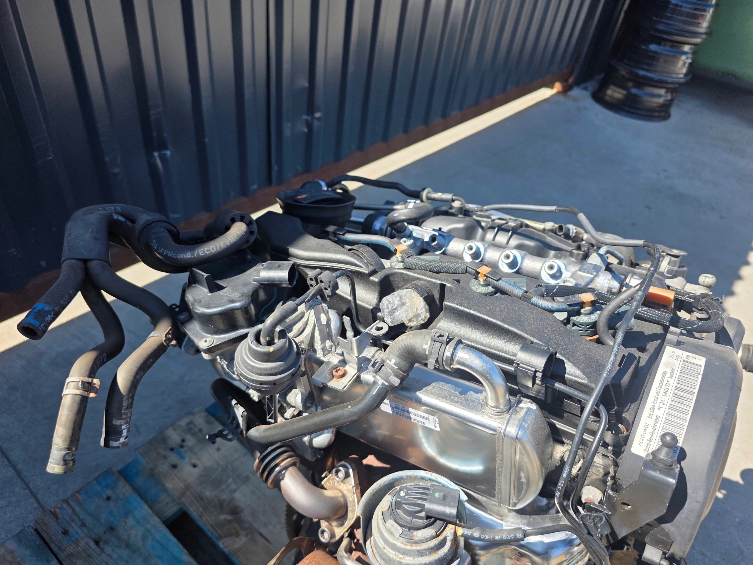 engine complete AUDI A5 8T A4 B8 Q5 SEAT 2.0 TDI CJC CJCB original *2 !!!