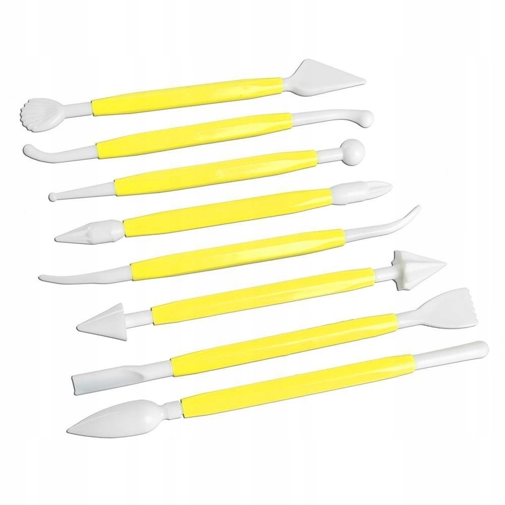 Zestaw szpatułek narzędzi do modelowania - 8 szt. Rodzaj akcesoriów zestaw