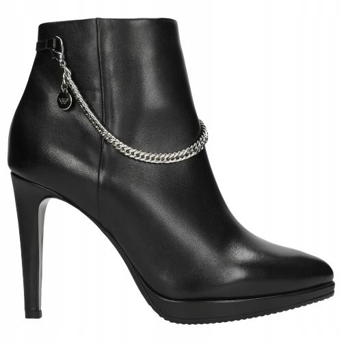 

Buty Wojas Botki damskie skóra czarne r. 39