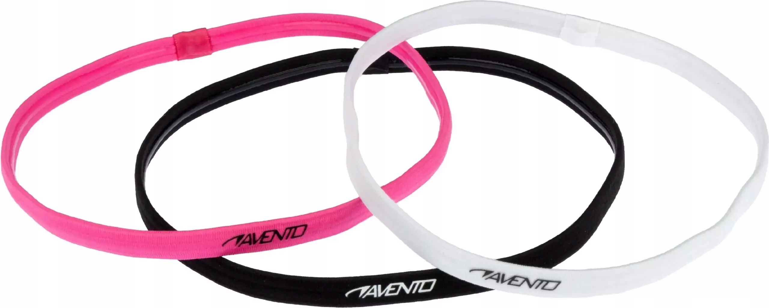 Opaski elastyczne na głowę opaska sportowa do włosów biegania AVENTO x3