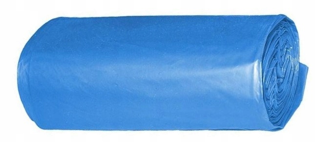

Worki na śmieci 60l Ldpe, niebieskie 50 sztuk