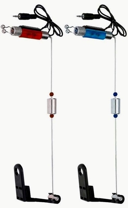 ZESTAW 2x SYGNALIZATOR WĘDKARSKI WODOODPORNY LED + 2x SWINGER + 2x PODPÓRKA Model GRUNT GRUNTOWY GRUNTOWE KARPIOWE KARPIOWY KARP RYB