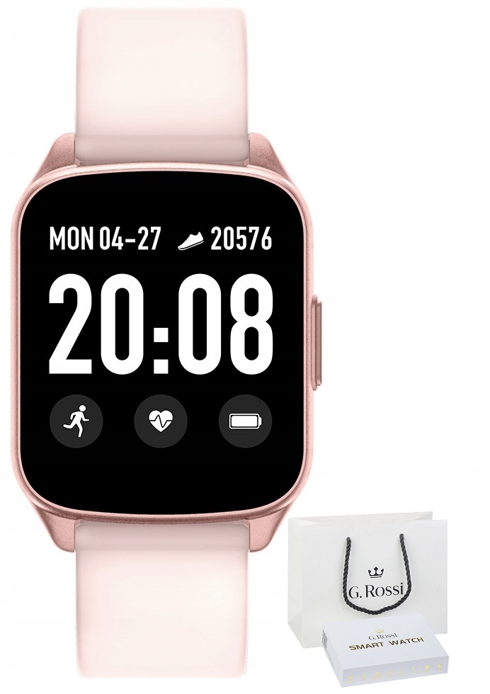 

Zegarek Damski Smartwatch G. Rossi Puls Pl +grawer