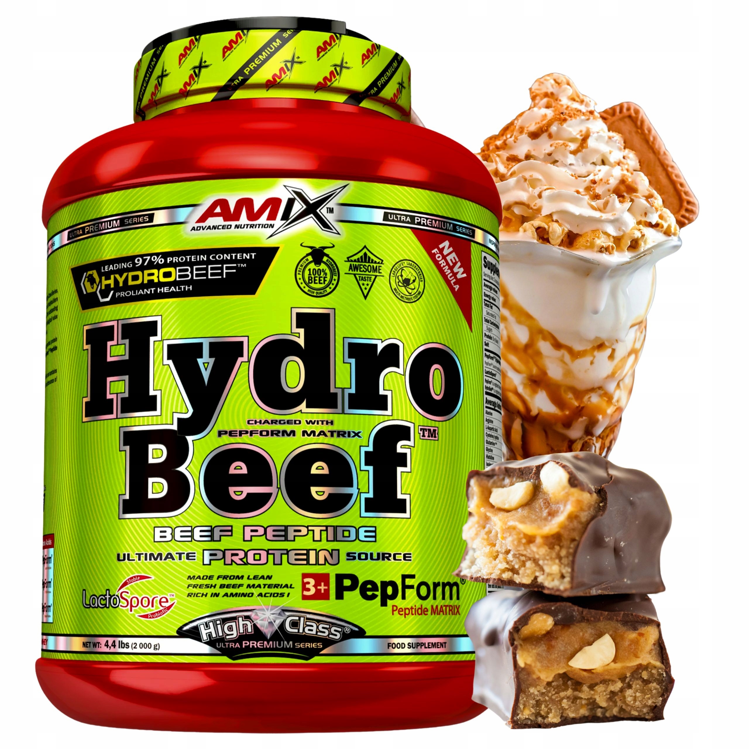 Hovězí protein Protein Beef Protein 2 kg Wph Hovězí kolagen