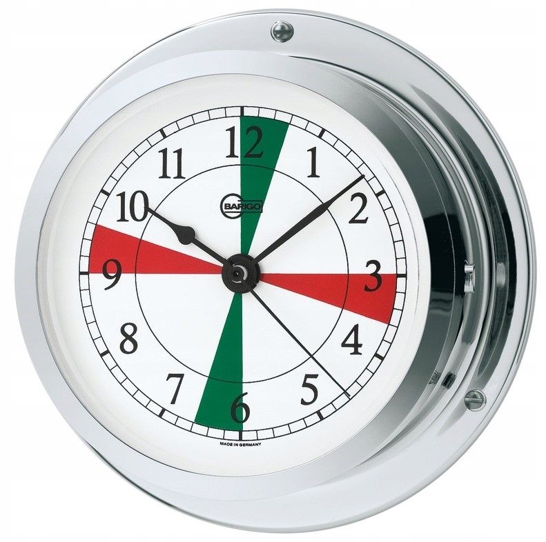 ZEGAR KWARC SEKTOR RADIO BARIGO STAR CHROM 2836199