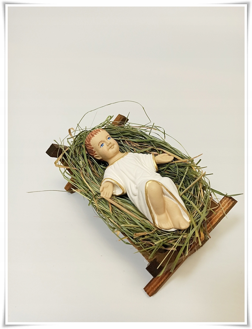 

Dzieciątko Jezus w złóbku 14,5 cm