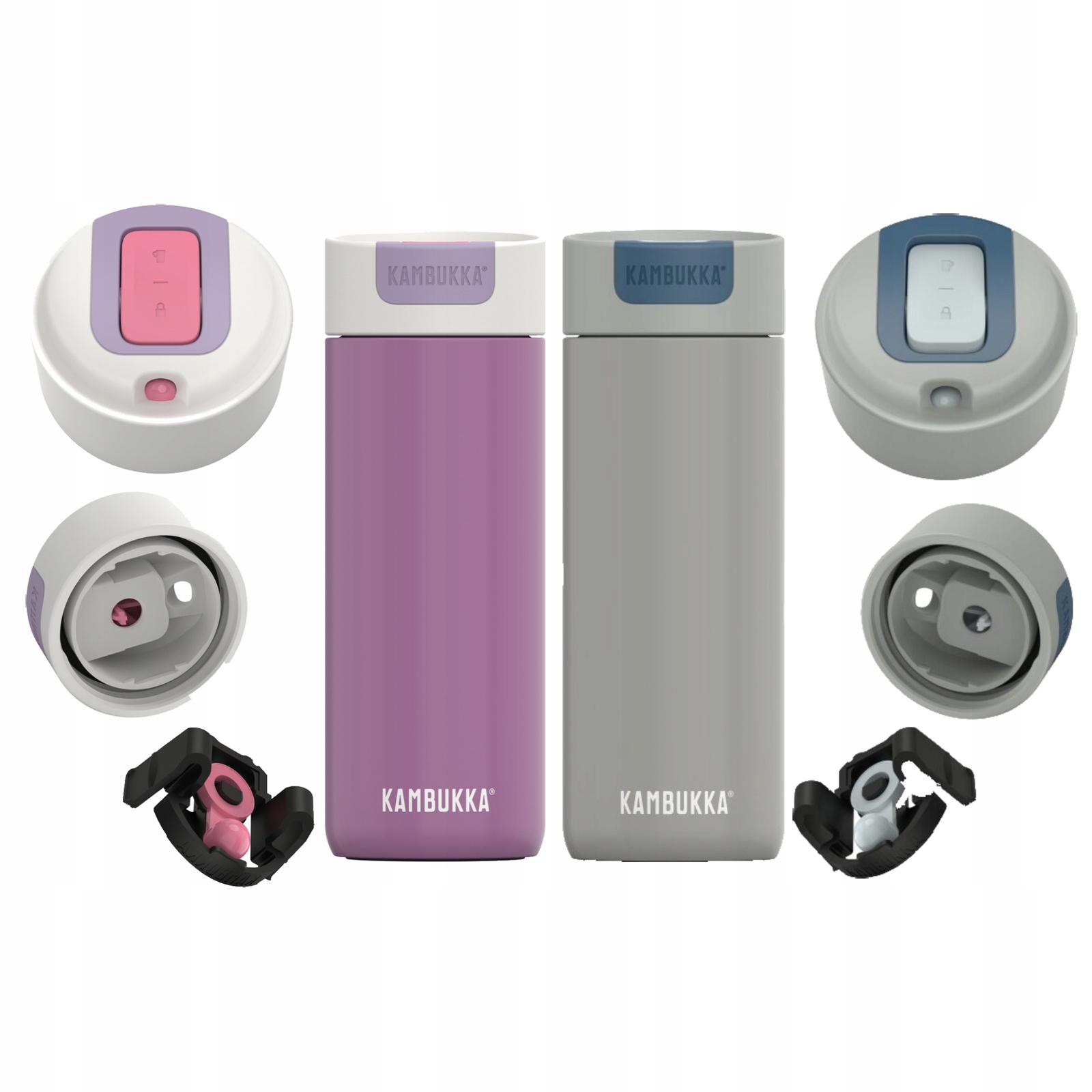 Zestaw 2x Kubek termiczny termos Kambukka Olympus 500ml na kawę, herbatę