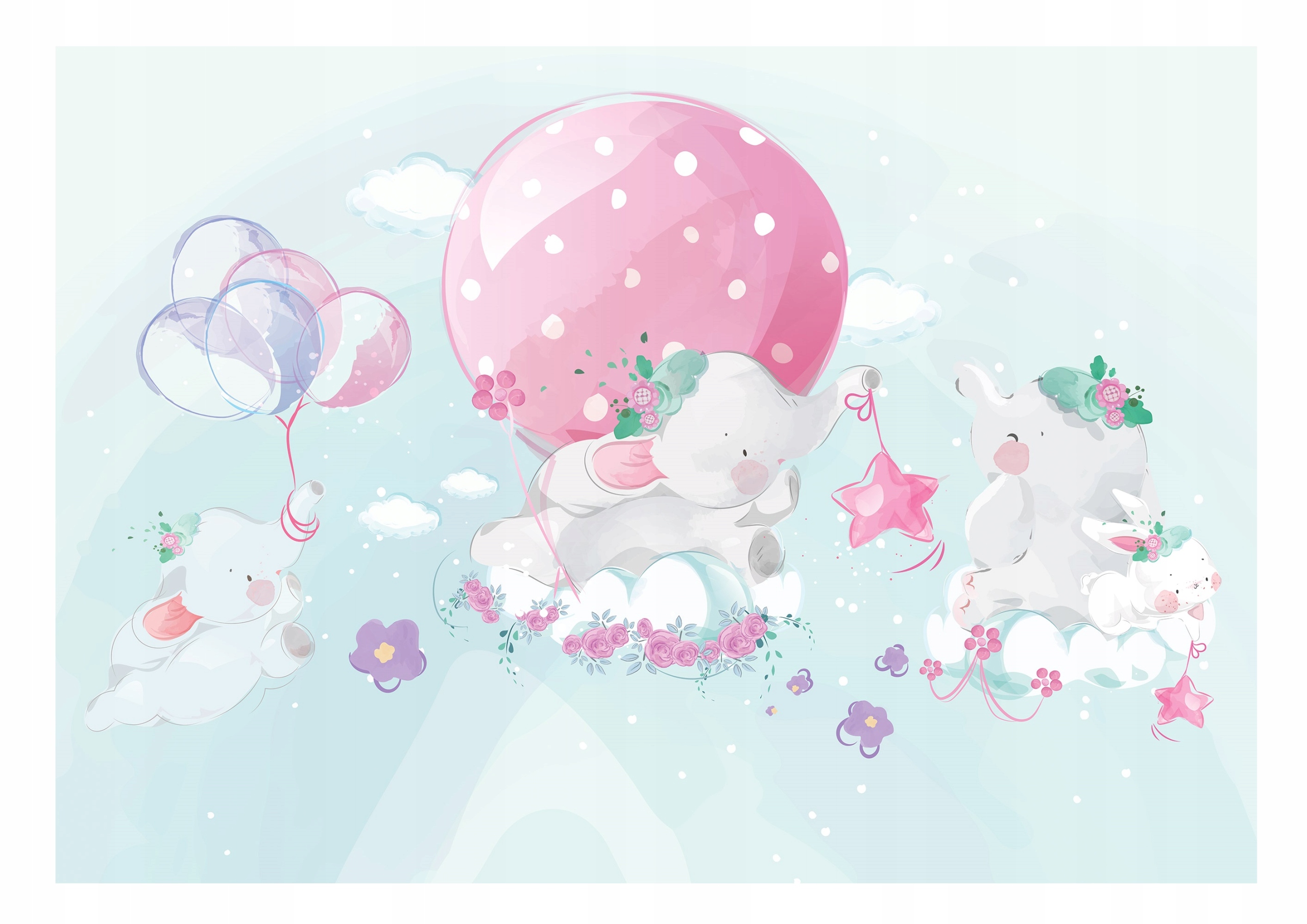 Fototapeta Pro Dívku Děti Balóny 208x146