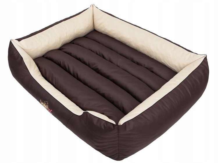 Levně pelíšek Hobbydog Comfort hnědo-krémové 85x65