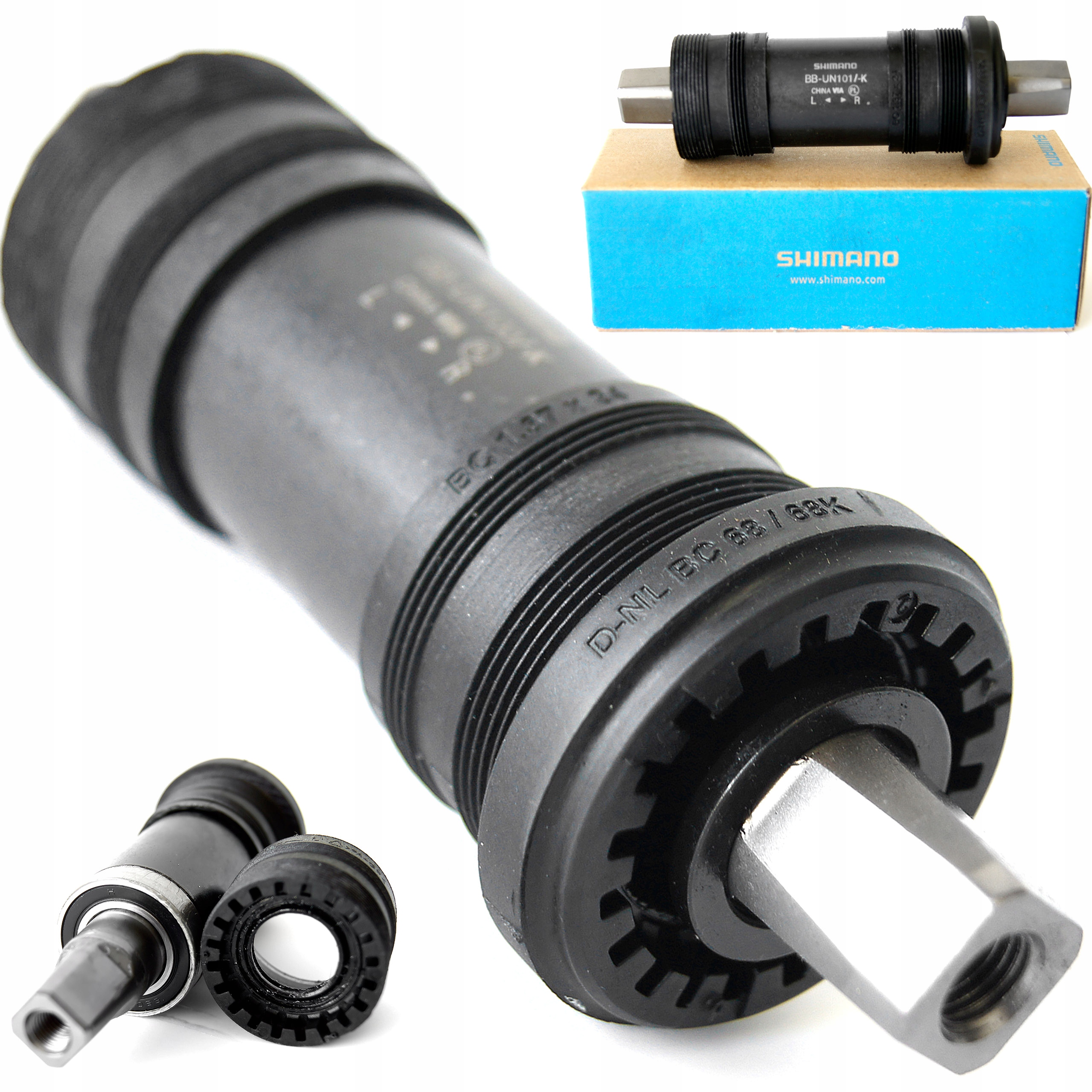 Shimano BB-UN101 Suport Wkład Suportu Na Kwadrat Bsa 68/122,5mm