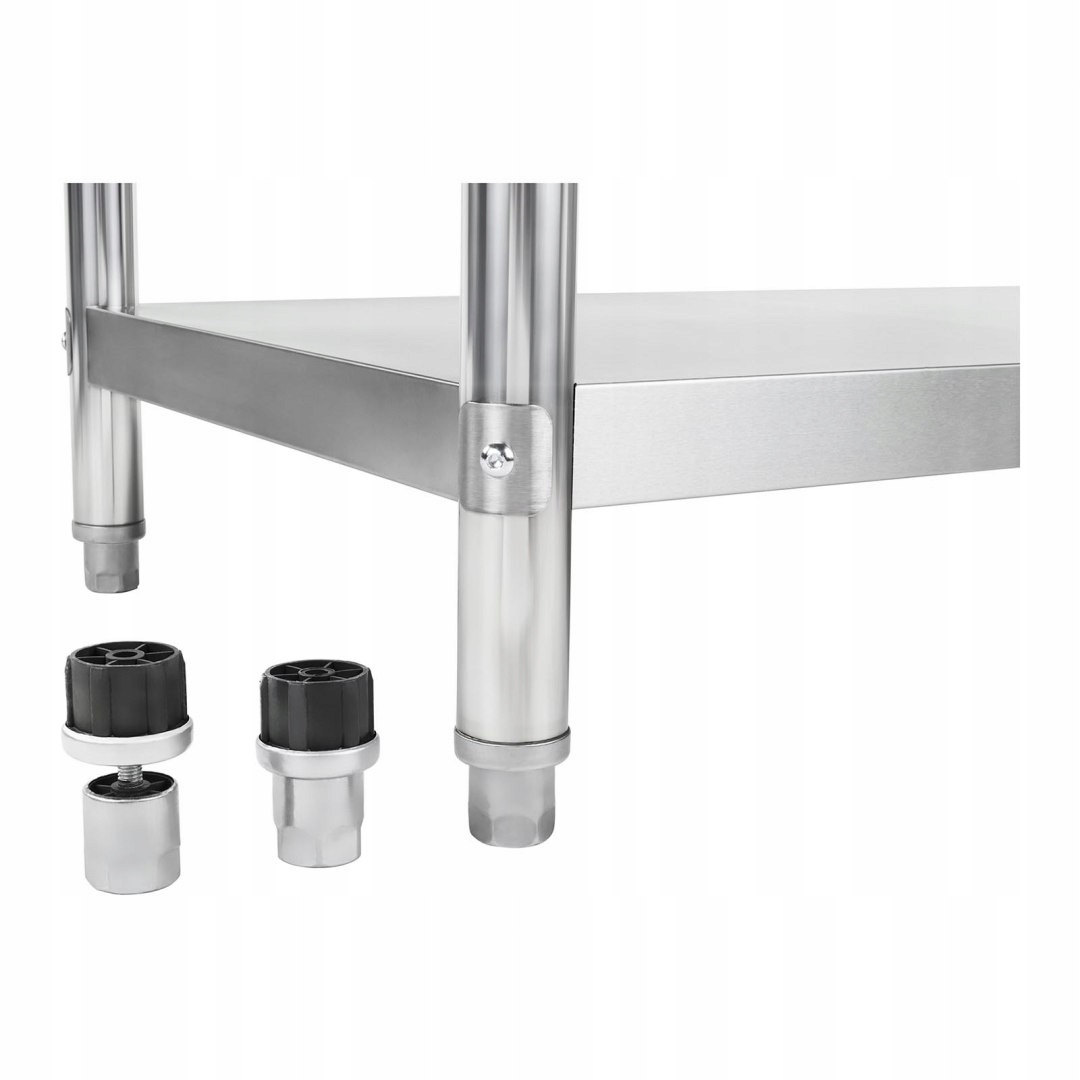 Stół blat roboczy stalowy nierdzewny gastronomiczn Wysokość produktu 97 cm