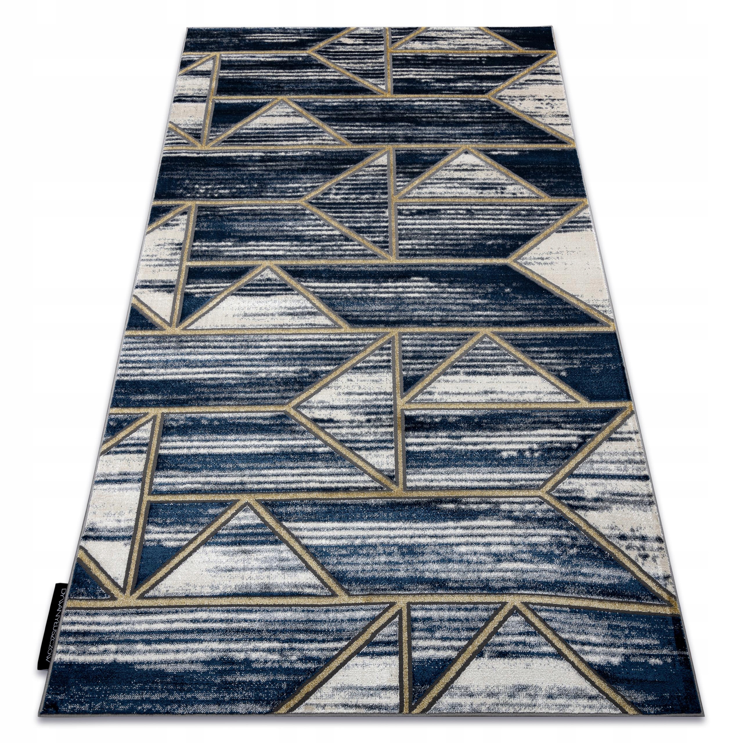 Nowoczesny Dywan De Luxe 180x270 cm granat #GR4398