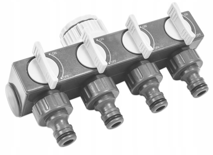 

Rozdzielacz Przyłącze Na Kran Wąż Ogrodwy 4-DROŻNY