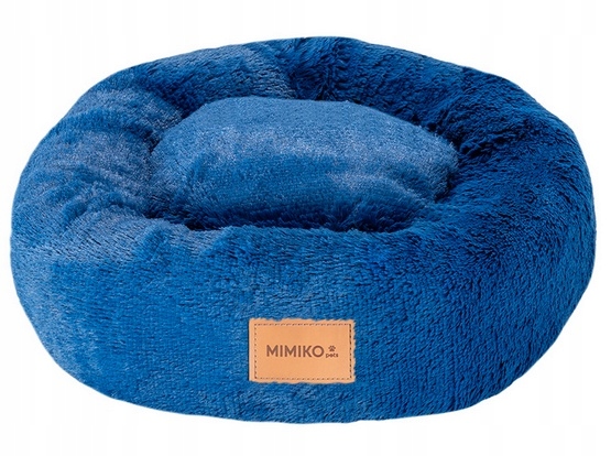 Levně Útulné chlupaté pelíšek pro psa Mimiko Pets Shaggy M 45 cm chrpové