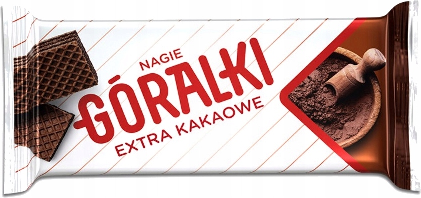 Levně Góralki Waffle s náplní Nahé Extra Kakaové 42g 28ks