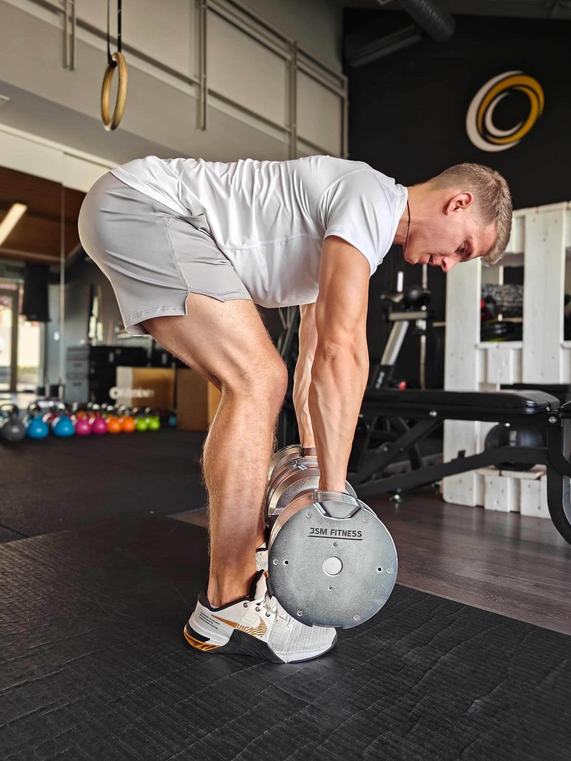 ZESTAW 2x SZTANGIELKA REGULOWANA 32.5KG skok 1.5kg, 20w1 HANTLE REGULOWANE Marka JSM FITNESS