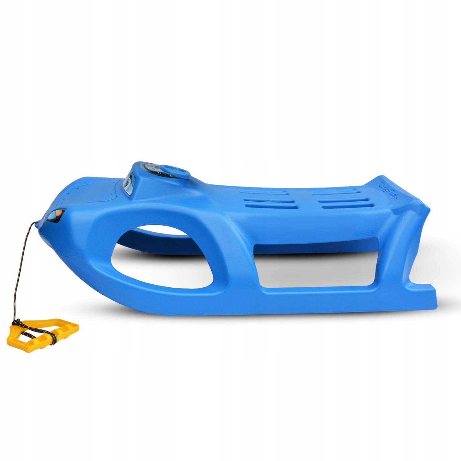 SANKI AUTO autko z linką SAMOCHÓD niebieski ze SZNURKIEM dla DZIECI MOCNY Typ nartosanki