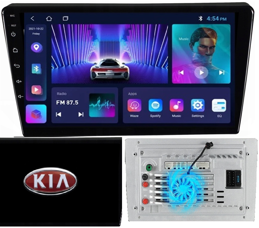 Radio Nawigacja Gps Android Kia Ceed I 2006-2009 Kamera+wentylator 2/64GB