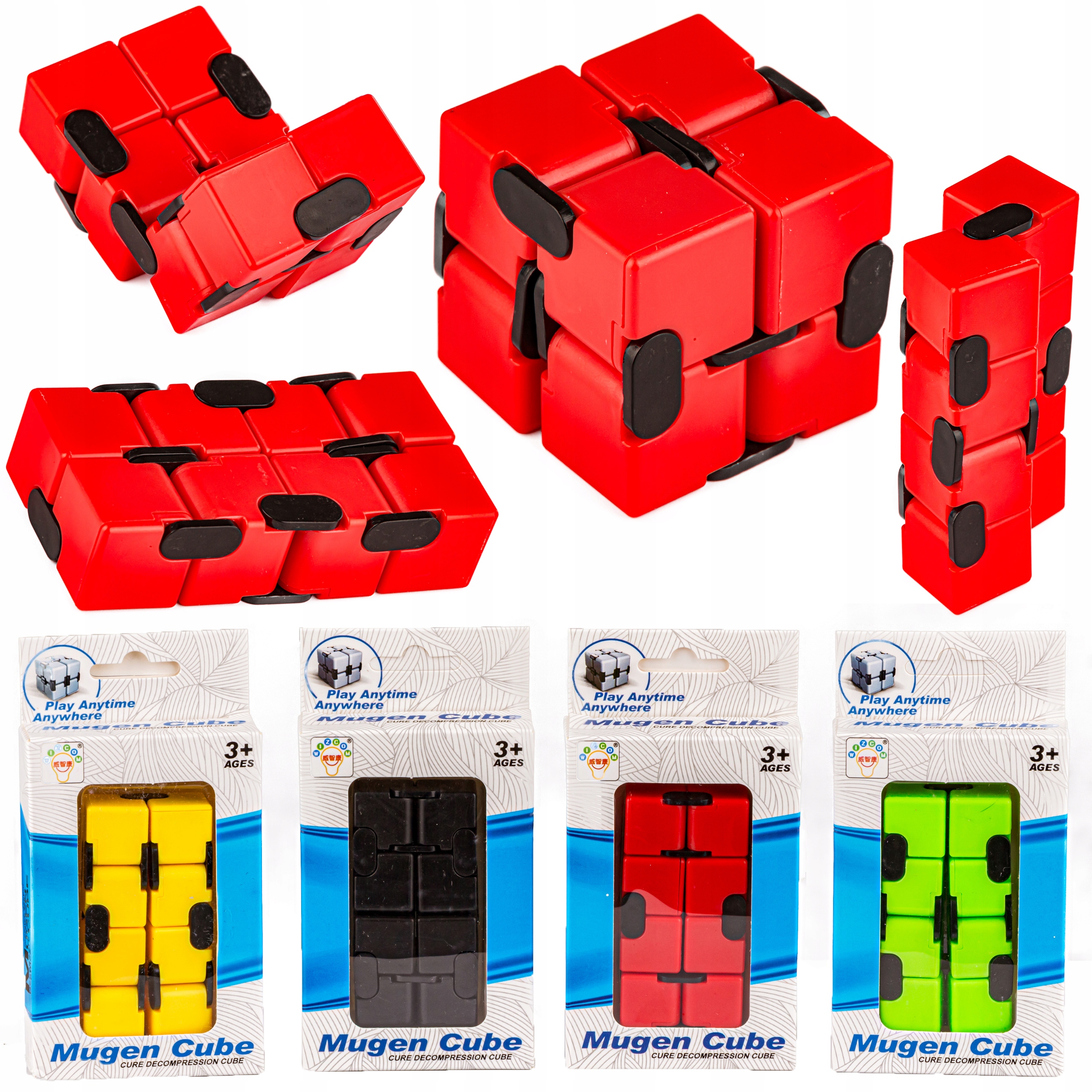 

Nieskończona Kostka Antystresowa Infinity Cube Gra