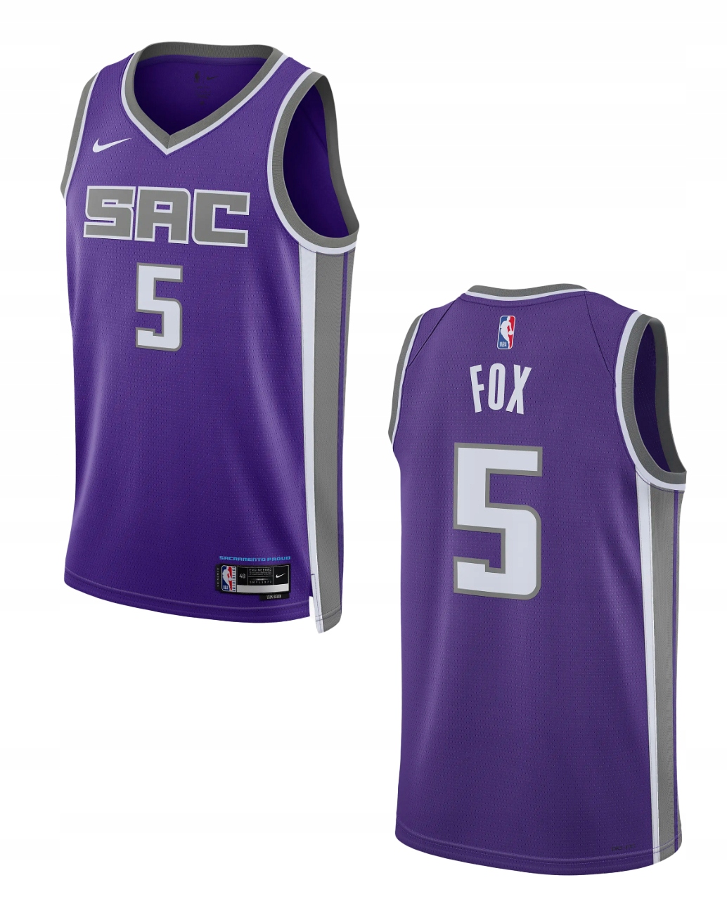 Tričko Nba Swingman Nike Sacramento Fox Icon Edition DN2021-504 L